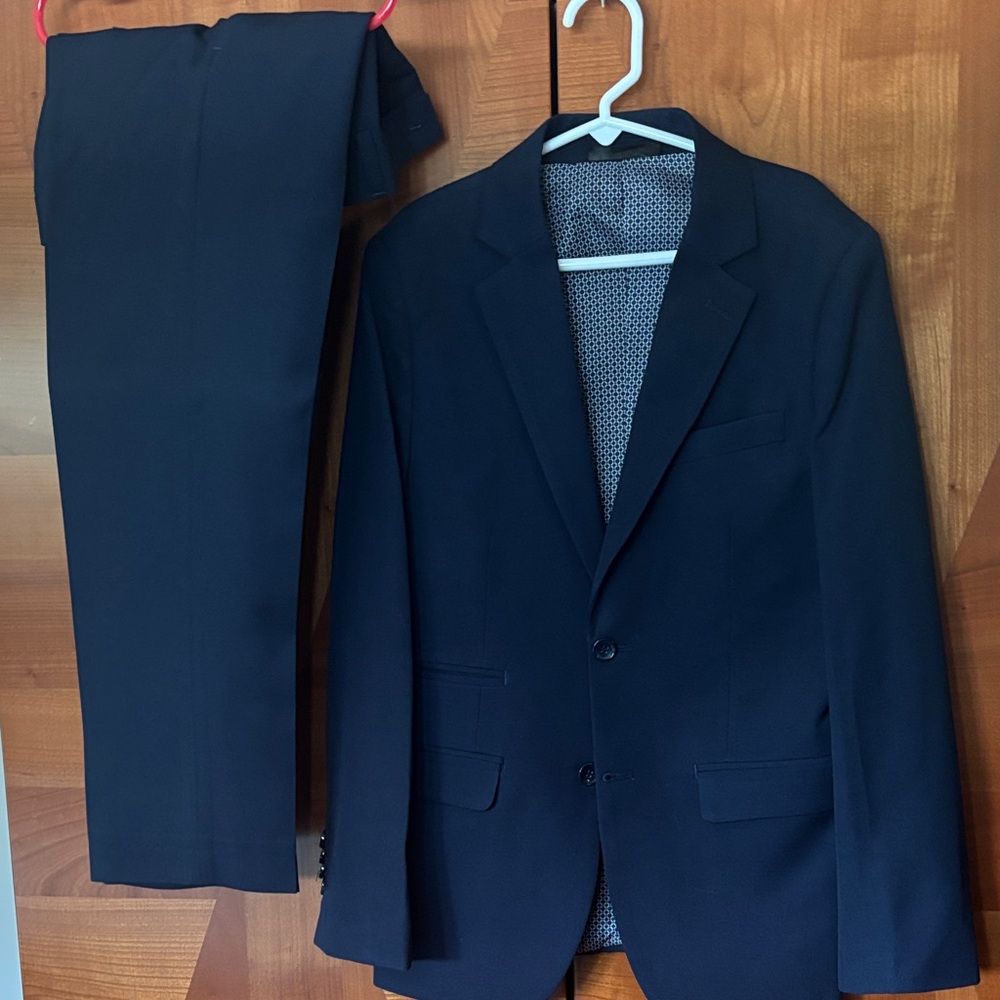 Boy’s Classic Navy Blue Suit